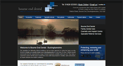 Desktop Screenshot of bourneenddental.co.uk